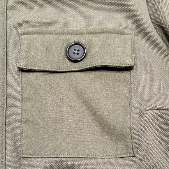 Banana Republic Olive Green Zip-Up Jacket - Picture 3 of 5